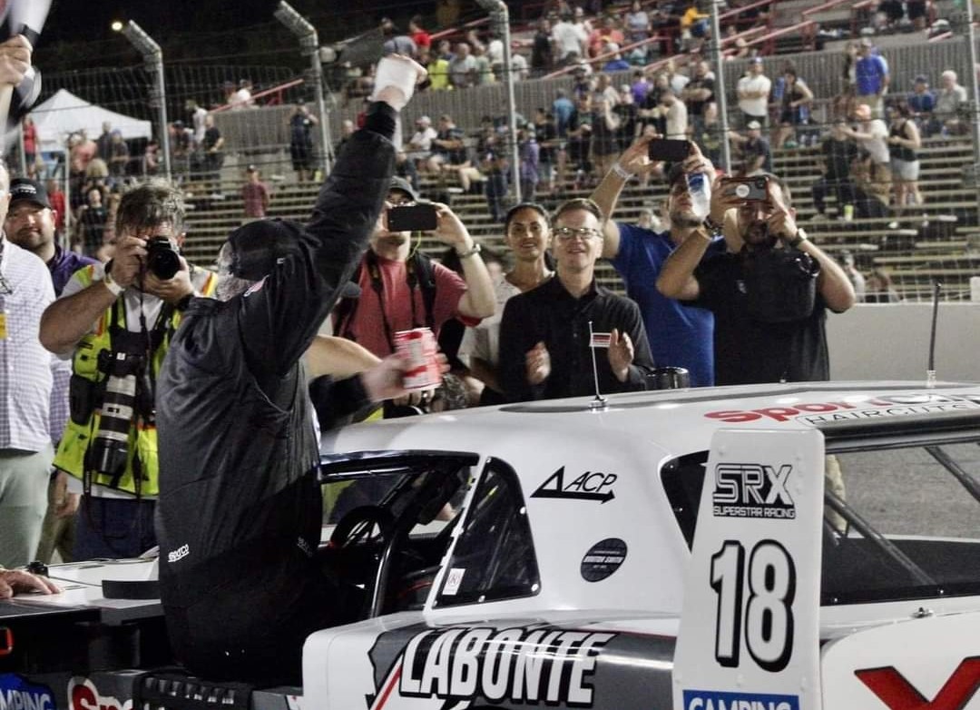 SRXRacingHub's tweet photo. Congratulations to @Bobby_Labonte . Well done, Sir. https://t.co/TOKdGVcxcu