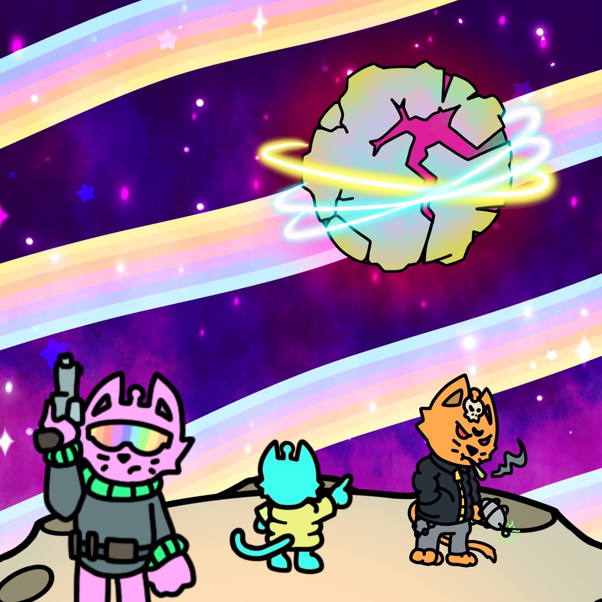 Cosmic Cats tweet media