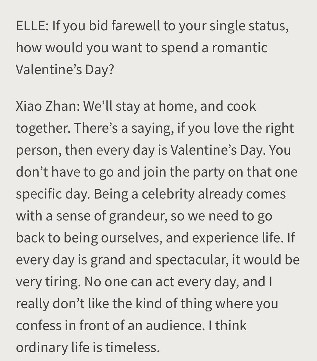 HELLO, I’M SCREAMING (btw this is from a 2019 interview)