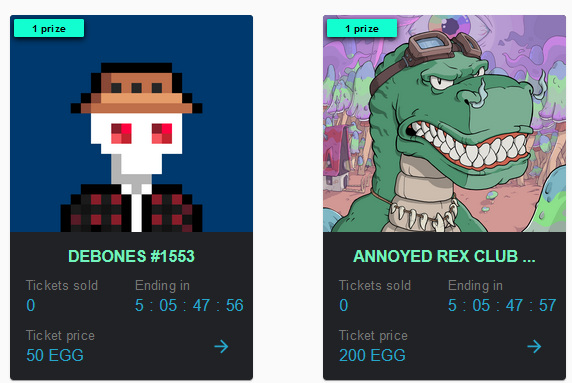 DrakosUnchained's tweet photo. Hey Drakonians!
We started new raffles with new partners! Watch out for @DeBonesDAO and @AnnoyedRexClub
Get your $egg and try your luck!
#WEAREDRAKOS
https://t.co/241R3zaY2I https://t.co/VJ6w0ey3gy