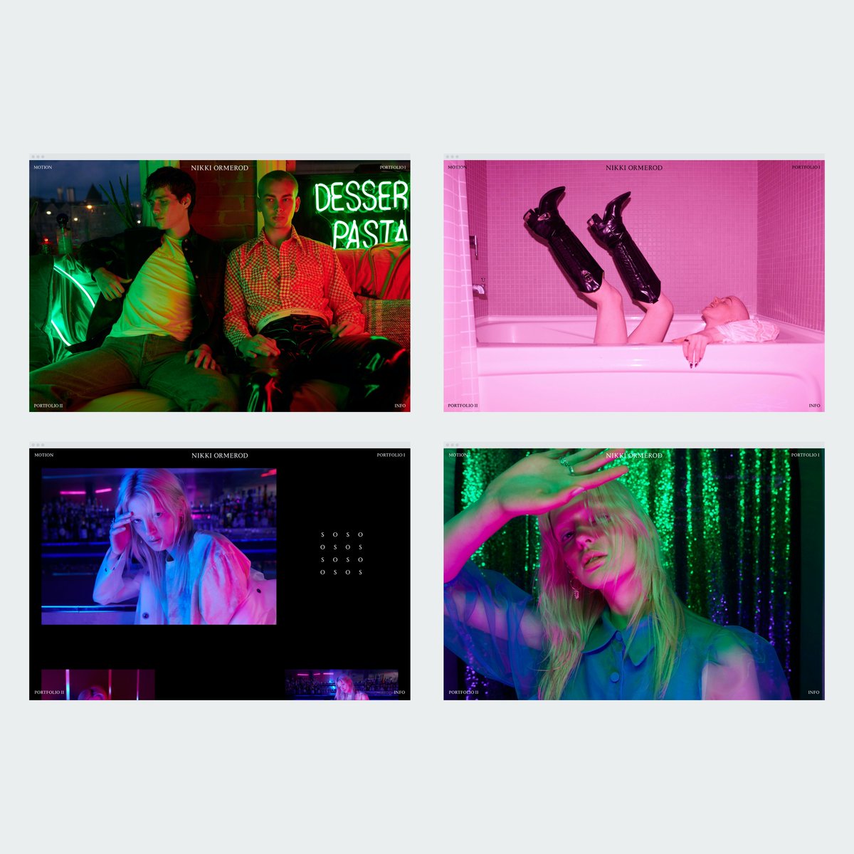 New website for Canadian photographer &amp; director Nikki Ormerod. The site includes 50+ projects, each designed with a custom layout and project title. Built with <a href="/semplicelabs/">Semplice™</a>  See it here: 👉 nikkiormerod.com
cc: <a href="/vanschneider/">van Schneider</a>