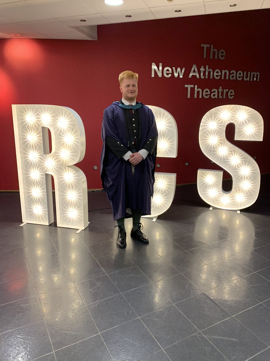 jinty70's tweet photo. So proud of @Cameron35369909 who graduated at the @RCStweets. Well done! You did it♥️♥️🧑‍🎓 https://t.co/yyIqP8chRA
