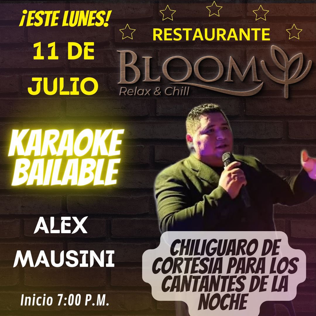 Y mañana tendremos karaoke bailable mis amigos, con chiliguaro de cortesía para los cantantes de la noche🎶💥✨