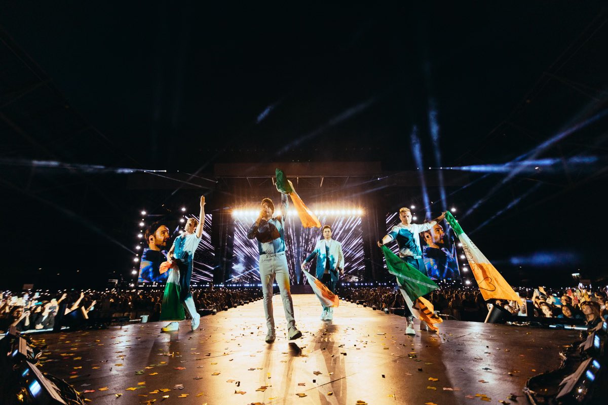 westlifemusic's tweet photo. AVIVA STADIUM NIGHT 2!! 🇮🇪What a crowd! We had so much fun partying with each and every one of you! 🎶🎶 https://t.co/xyR7qiEXWj