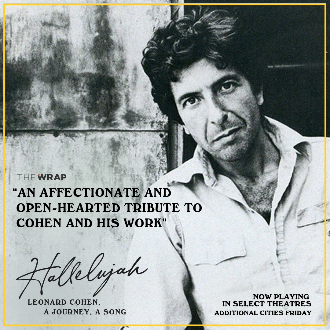 MongrelMedia's tweet photo. "An open-hearted tribute to Cohen and his work" — see 𝐇𝐀𝐋𝐋𝐄𝐋𝐔𝐉𝐀𝐇: 𝐋𝐞𝐨𝐧𝐚𝐫𝐝 𝐂𝐨𝐡𝐞𝐧, 𝐀 𝐉𝐨𝐮𝐫𝐧𝐞𝐲, 𝐀 𝐒𝐨𝐧𝐠 NOW PLAYING in select theatres, opens in additional cities this FRIDAY. ⁣| @CohenHallelujah 
⁣
🎟️ Showtimes &amp; Tickets: https://t.co/Xhd6HGY6It https://t.co/PuhzDp9L3N