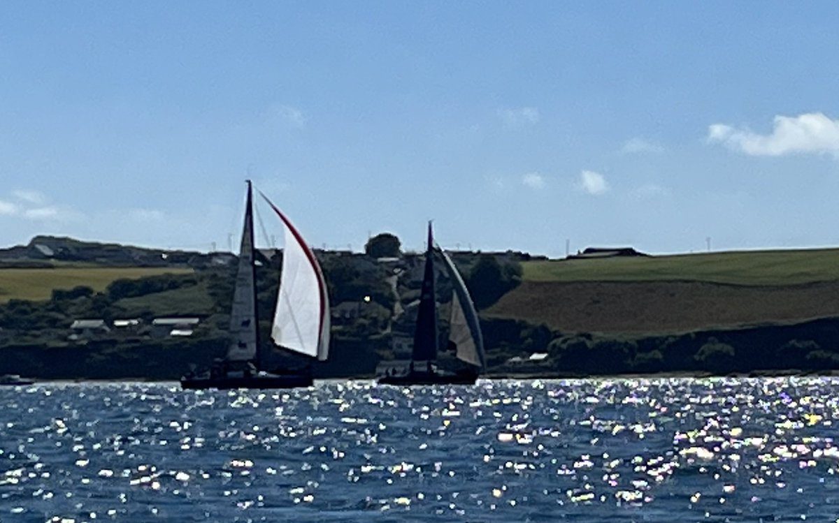 Some beautiful sailing conditions in anticipation of <a href="/corkweektweet/">Volvo Cork Week</a> #vcw2022