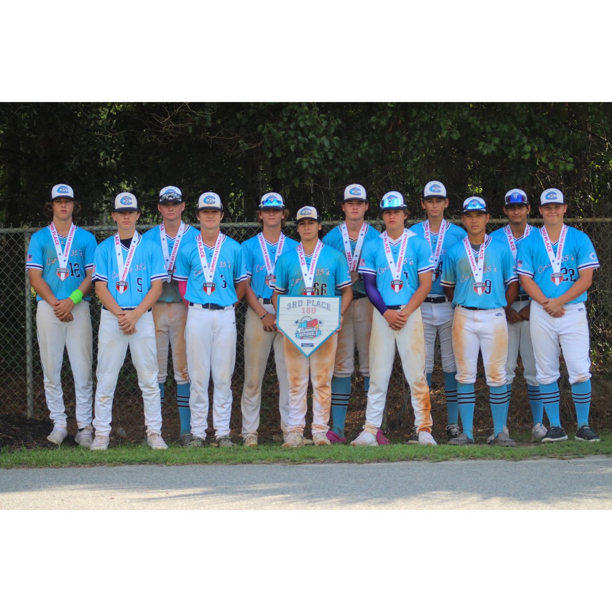C35 Coastal 15’s finish 3rd place in the TC Summer Nationals after an intense 8-9 loss to the Franklin Bombers in the semifinals. These boys played competitively all week and we couldn’t be prouder of their grit and teamwork! Thanks <a href="/TCEastCoastBSB/">Triple Crown East Coast Baseball</a> for a great week! @C35Baseball