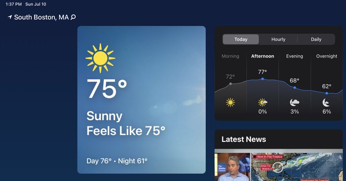 We are having the best summer. Not too hot, just right. https://t.co/PYcUNNb2sj