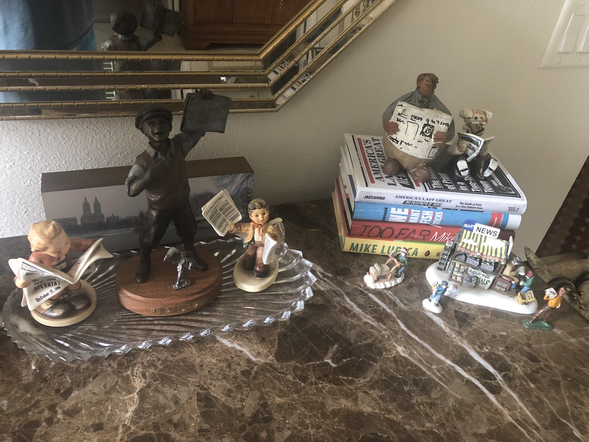 chrisdinct's tweet photo. @nickhirshon you’re on the mantle dedicated to newspaper related things at my dads house. Congrats. You’ve made it. https://t.co/mtGcsETR0c
