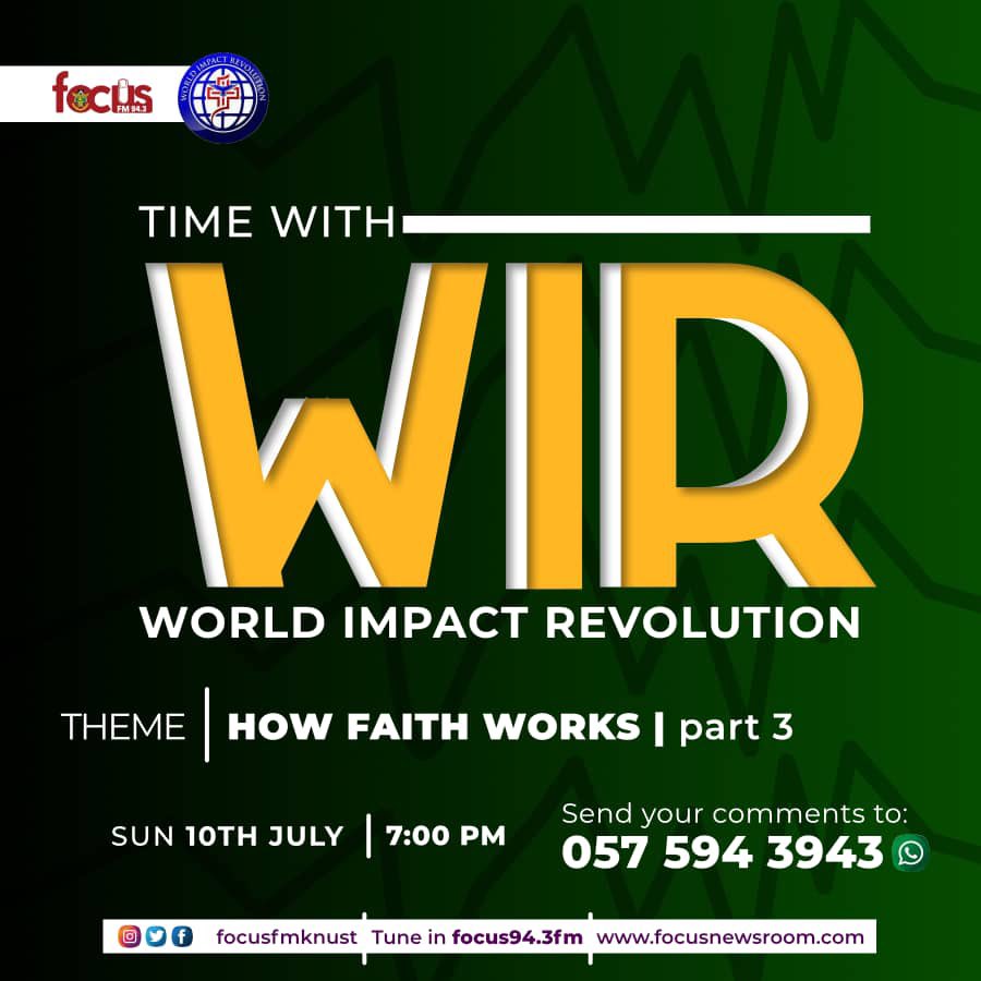 worldi_r's tweet photo. Kindly Tune in๐ป #TimewithWIR on @focusfmknust https://t.co/1fMZ7ywc9P