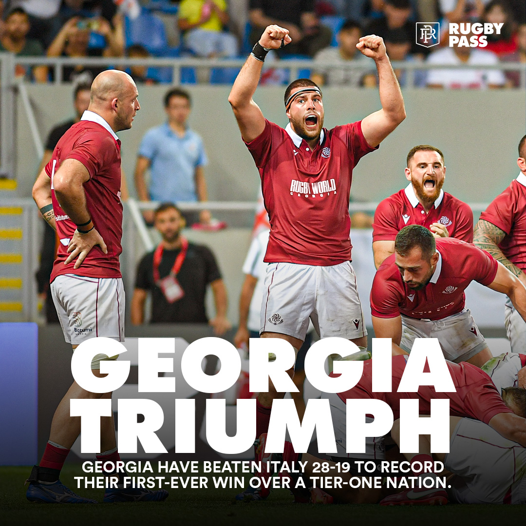 RugbyPass's tweet photo. That Six Nations invite best be in the mail soon 🔥 #GEOvITA https://t.co/k94Z074D2a