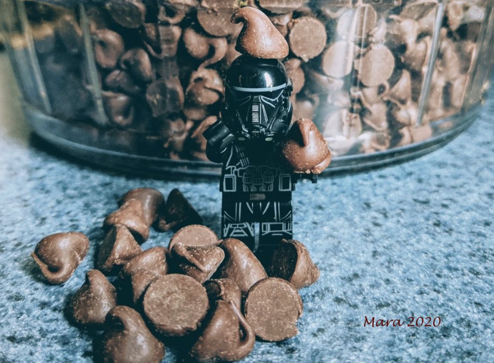 MaraRanger's tweet photo. blast from the past when I tried my hand at #toyphotography my little #Deathtrooper lending me a hand with the cookies ;) #StormieSunday #StormieDelight #StarWars #MarasKitchen https://t.co/qlOhuvWj2j