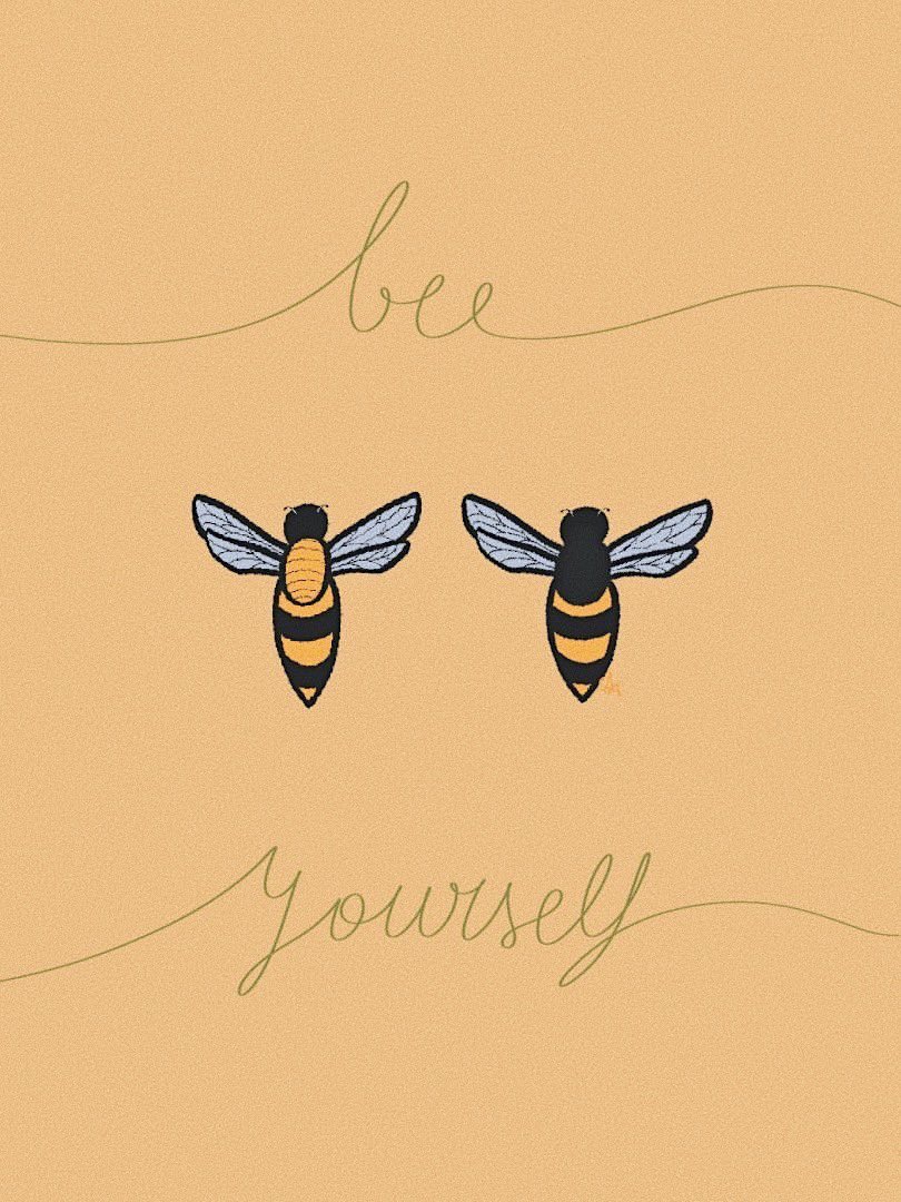 mightbemonalisa's tweet photo. new design 🌿 - bee yourself https://t.co/hSOFR0fkW0