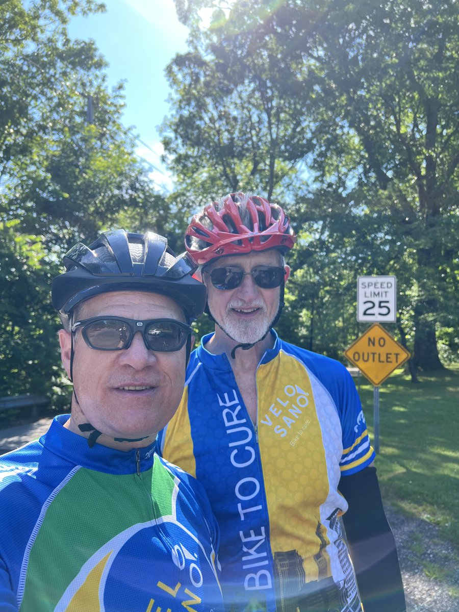 Another beautiful weekend to train for ⁦@bikeVeloSano⁩. give.velosano.org/fundraiser/370…