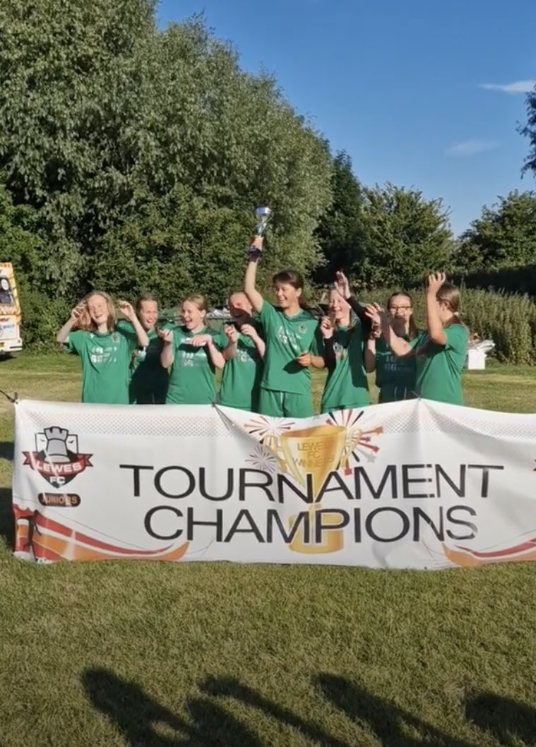 Hooe_FC's tweet photo. Congratulations to our U15s Girls for winning the @LewesFC tournament this afternoon! 🏆
#threeoutofthree #penaltyshootoutwin #winningmentality https://t.co/Hs0IBCzQRA