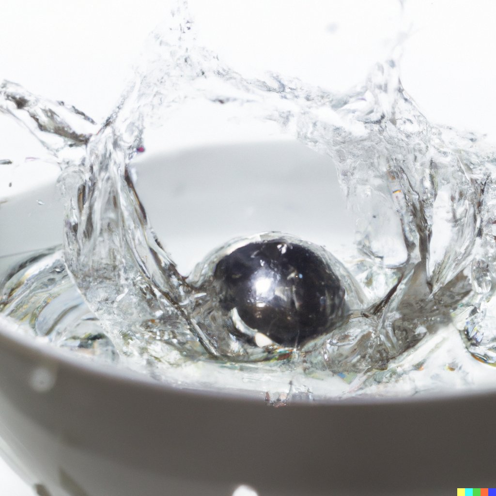 ai_tiology's tweet photo. A metal ball dropped on a bowl of water.
📸 https://t.co/h1EyvC1SBz
#dalle2 #dalle #openai #photography #water #lightrefraction #metalball https://t.co/bFeXUOPsdd