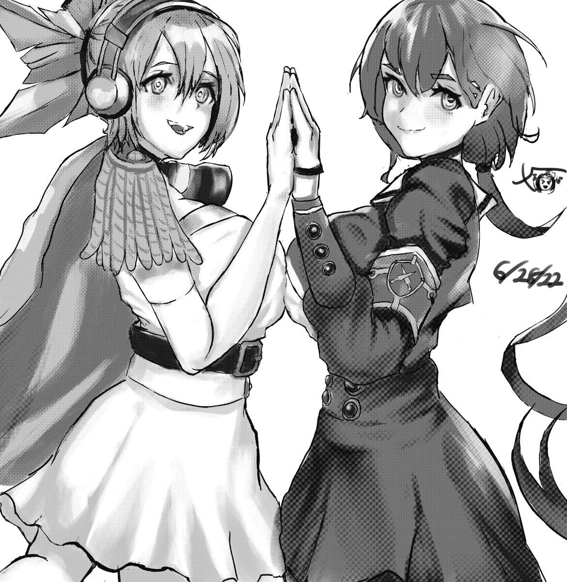 xtandedart's tweet photo. アリアx日向望 #モナーク #カリギュラ #カリギュ #アリア #日向望 #黒と白 #Monark #Nozomi #ARIA #CaligulaOverdose https://t.co/1GxXof6XU8 https://t.co/gUKLMqpXAm