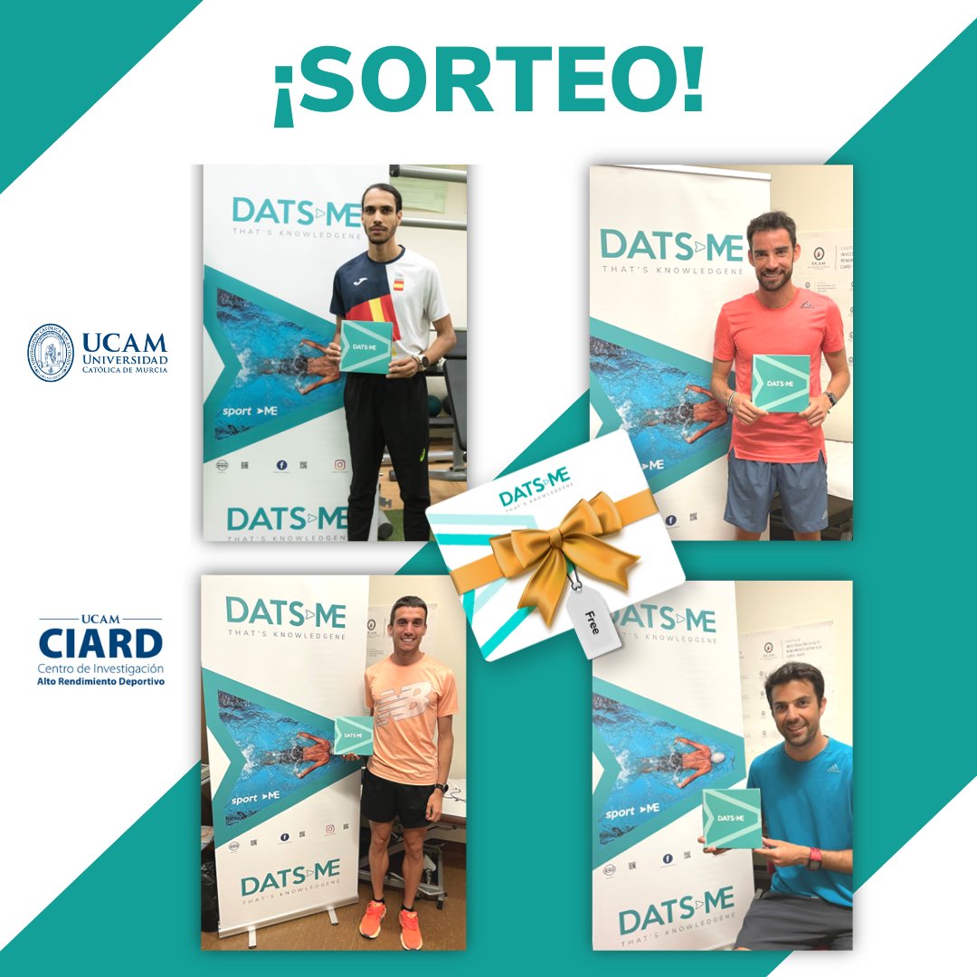 DatsMeLife's tweet photo. 💥MISTERIO DESVELADO 💥
Celebramos el Mundial de Atletismo sorteando 1 pack de test genéticos!🎁🧬
Pasos:
1.Dale a like a este post
2.Sigue a @DatsMeLife y @UCAM_CIARD
3.Etiqueta a 2 amigos en comentarios
*Finaliza el 24/7
🏆El ganador se anunciará en DatsMe
🍀suerte
#WCHOregon22 https://t.co/JQ3IMOOpcF
