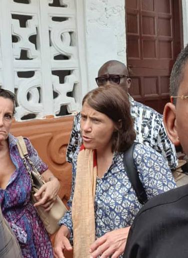 AsanteBuildings's tweet photo. We were very privileged to have a high profiled person like Prof. Bénédict Savoy at the Awukudae festival. 

The Professor was  appointed as consulting expert to French President Emmanuel Macron with view to the repatriation of African artefacts held in French state museums. https://t.co/gWn92PuPjF