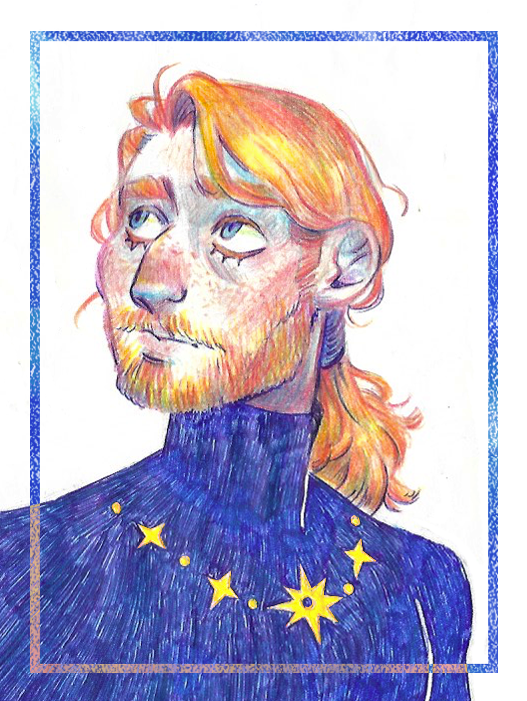 _Linotte_'s tweet image. Colored pencil and ballpoint pen portraits of Caleb &amp;amp; Essek from my sketchbook :o
#CriticalRole #Criticalrolefanart