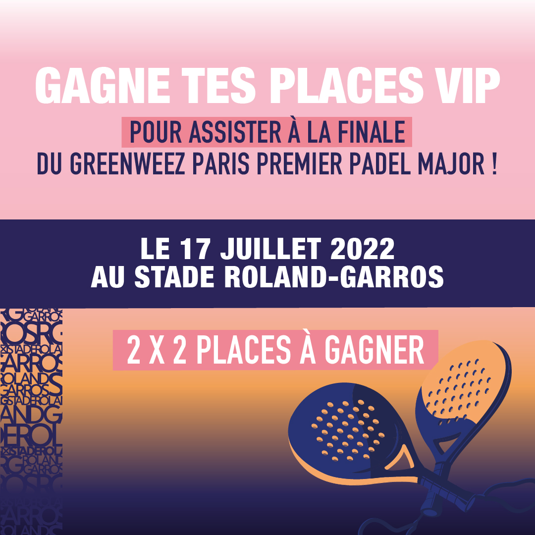 The rules of padel - Greenweez Paris Major Premier Padel