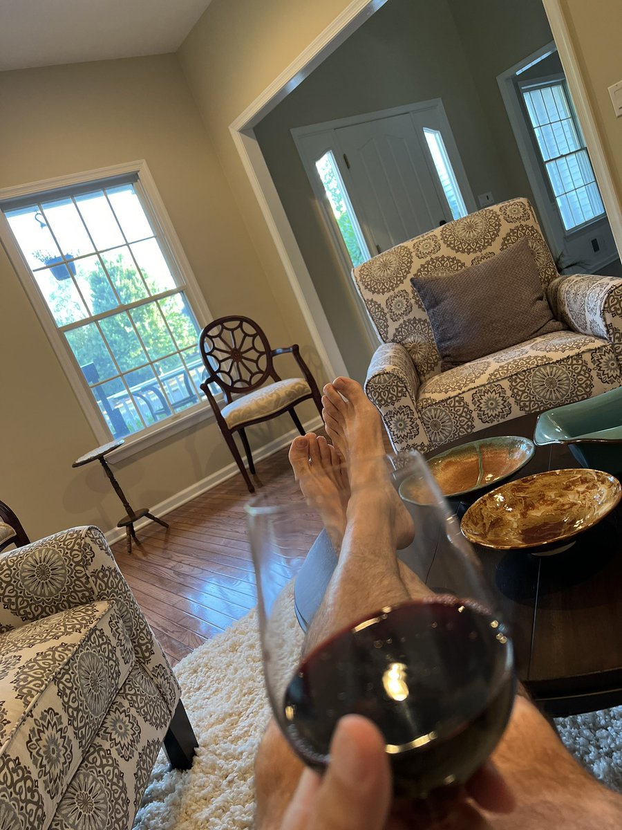 Relaxing on a Sunday night.