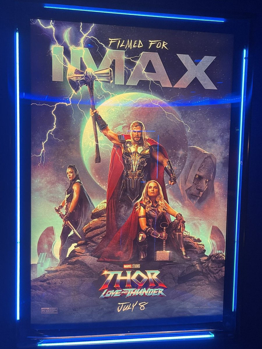 Went to see #ThorLoveAndThunder only #atAMC with my boy. Another packed theater! #Amcstrong #AMC #MOASS2022 #AMCARMY #AMCAPES #APESNOTLEAVING #AMCtothemoon #HODL #APE #ToTheMoon #ApesStrongerTogether #AMCNEVERLEAVING $AMC #AMCNotLeaving #AMCTheatres #AMCAddict