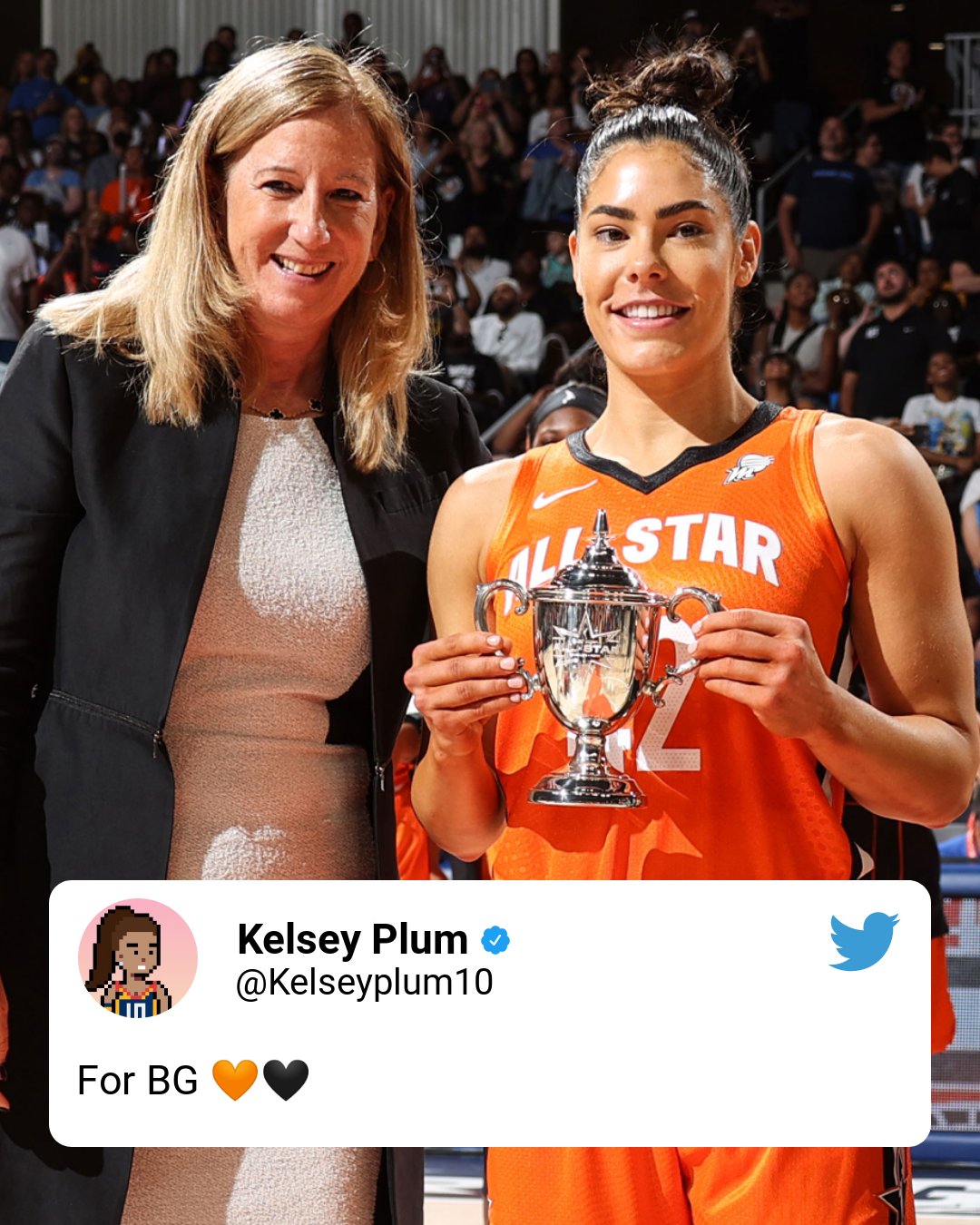 ESPN on Twitter "Kelsey Plum dedicated her WNBAAllStar MVP
