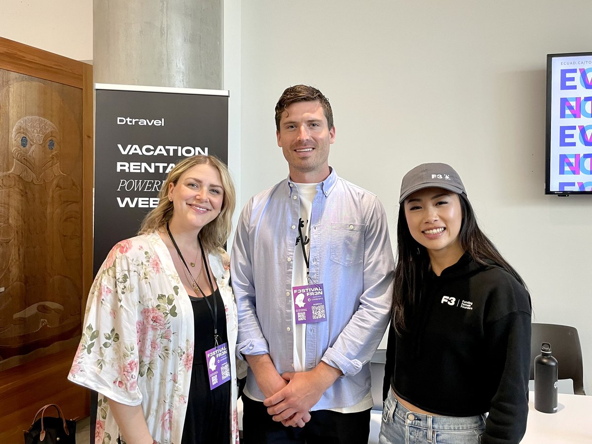 DtravelDAO's tweet photo. Another great day at #F3STIVAL with @F3ventures meeting teams from @MetisDAO @rly_dao and inspiring women like @iamboredbecky https://t.co/aiE7cTDTpY