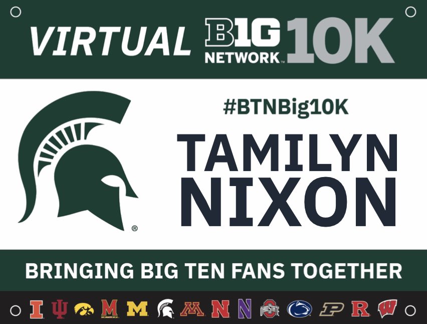 Readingmom201's tweet photo. Super excited to be able to run in the Virtual BIG10K from Pennsylvania today.  I can’t wait to be able to run in person back in Chicago with my family again soon, but until then - still glad to have such a beautiful day for a virtual run! Go Green! Go White! #BTNBIG10K https://t.co/KsozVyq3ED