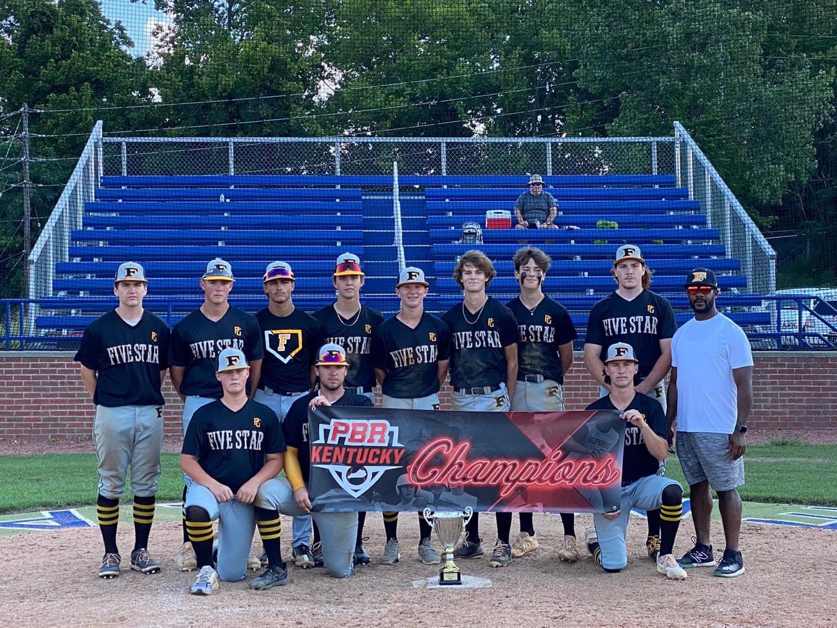 5starmafia_ky24's tweet photo. KY MAFIA 24 brings home the SHIP!!
4-0 in a rain shortened week. 
Outscored opponents 26-4. 
2025 @MikeyNeal13 MVP. DUDE was 🔥🔥  7/12 .583 for the week
@RJOsborne1 4/8 .500 for the week
@_bryceanderson 5/11 .455 for the week
@5starmidsouth 
@PBRKY_Tourneys 
@PBRKentucky https://t.co/28ihCMyo5R