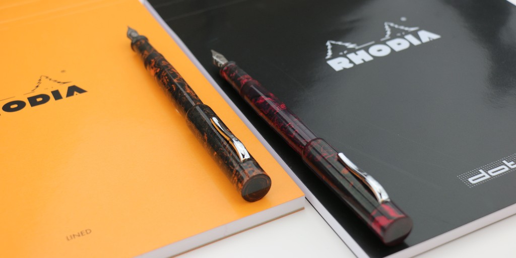 PenChalet's tweet photo. If you haven't gotten to know Ranga, yet, we recommend considering the Ranga 3 fountain pen. It's a great choice if you're looking to get a bit more personal with a handmade ebonite cartridge converter fountain pen: https://t.co/0opyBFKBF3 #ranga #rangapen #ranga3 #fountainpen https://t.co/pVF8iZ1vbX