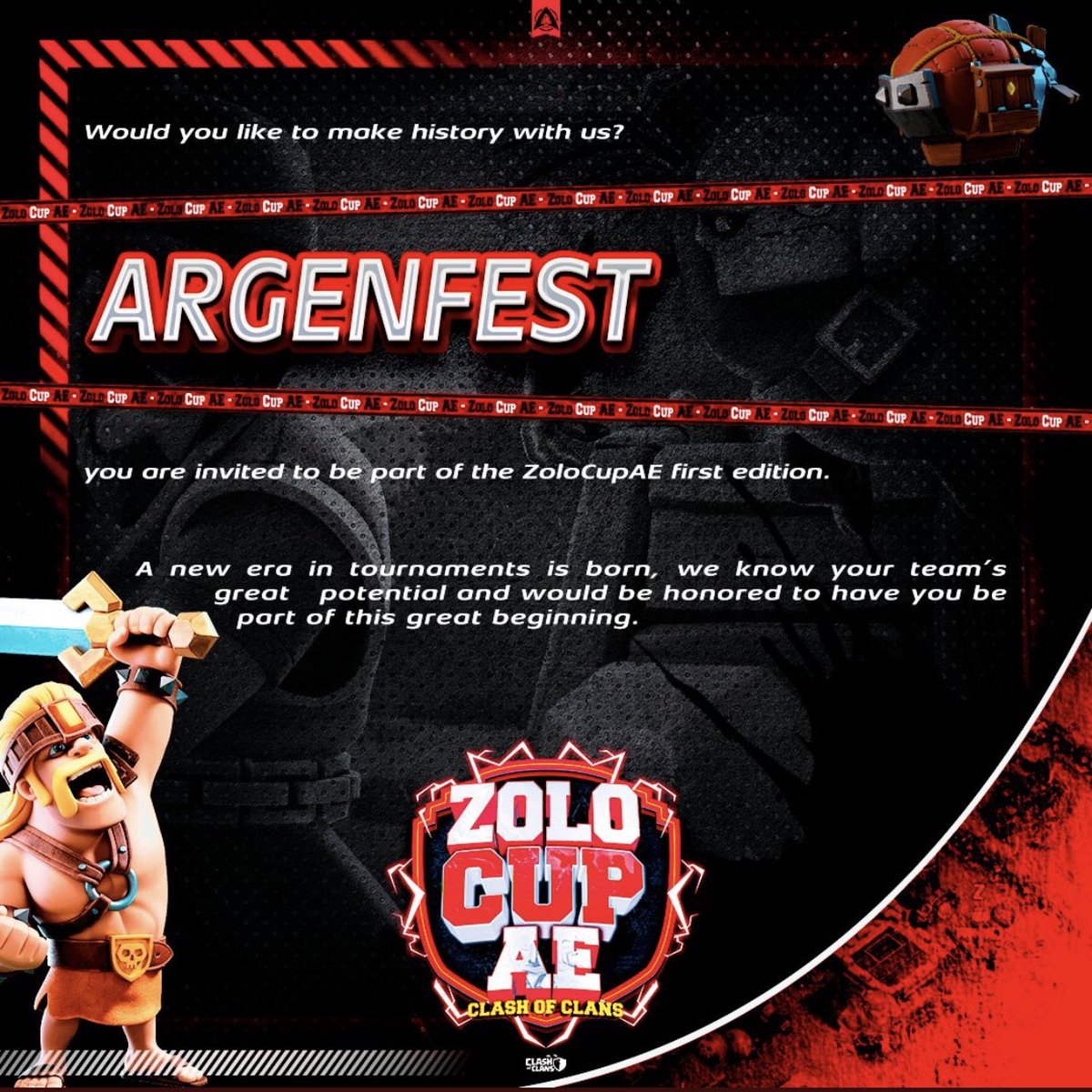 Gracias por la invitación <a href="/ZolokOficial/">Código: ZOLOKO</a> !
Allí estaremos 💪🏻😎