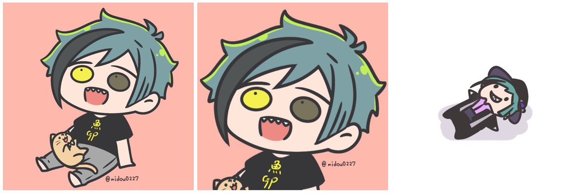 おはようございます!!
マシュマロでアイコンの件でお連絡頂いておりまして(ご報告ありがとうございます!)、ちびフロアイコンは以前に何種類かフリーアイコンで出した事があり、添付のアイコンは使用して頂いて大丈夫です🙆‍♀️👌 