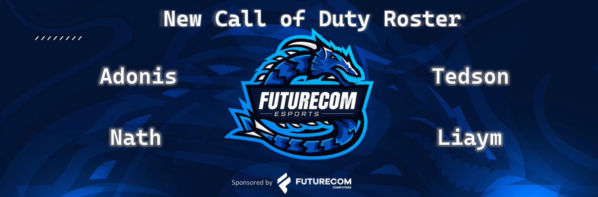 FuturecomAPAC's tweet image. Futurecom Esports @FuturecomAPAC 
Excited to announce our Call of Duty: Vanguard roster

Tedson | @TedsonTK 
Nath | @Nathaaan300 
Adonis | @adoncitysOTF 
Liaym | @Liam_LJS 

See them in action Live tonight in the ACCL 🔥
🕣 8:30pm 
@ACCL_Official