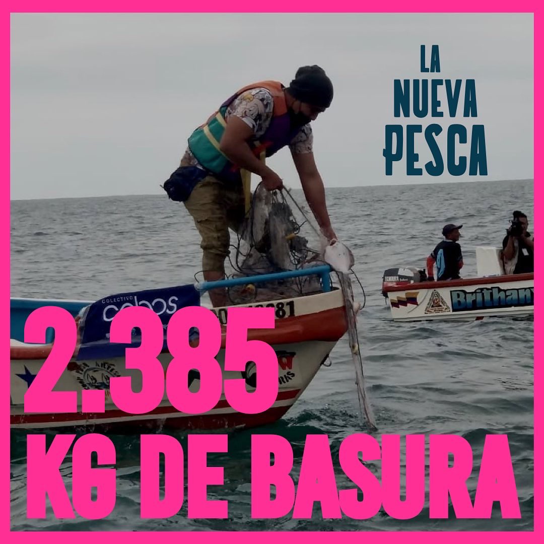 ColectivoCabos's tweet photo. Recuperamos 2,3T de residuos en la primera versión de #LaNuevaPesca en #Ecuador

Aguante #PescadoresArtesanales y cooperativas de pesca #PlayasVillamil #NiUnCaboSueltoMás 

@mingasporelmar @ucasagrande @girareciclaec @CorpFavoritaEc @municipioplayas @emaplayasep @granideaec https://t.co/hJoa4PSeVx