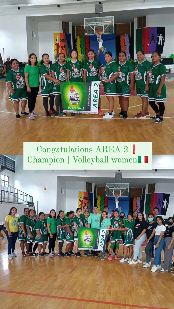 agdipa_jasmin's tweet photo. Congratulations AREA 2๐ฎ๐น
Champion ~ Volleyball Women โฅ๏ธ
#unitygames
#unitygames2022
#iglesianicristo
#weareonewithEVM https://t.co/gGaypyZ2xw