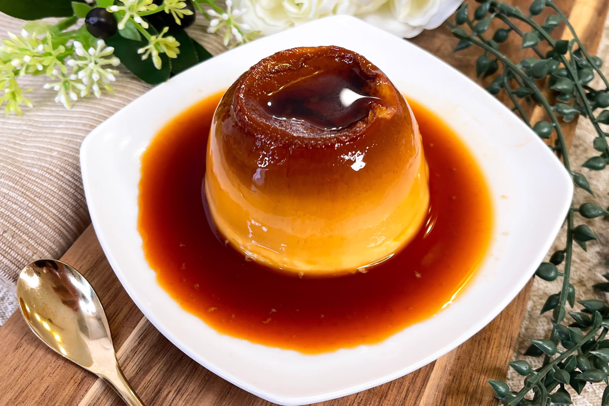 プリンがマグカップで作れる！しかも電子レンジで出来るレシピ‼