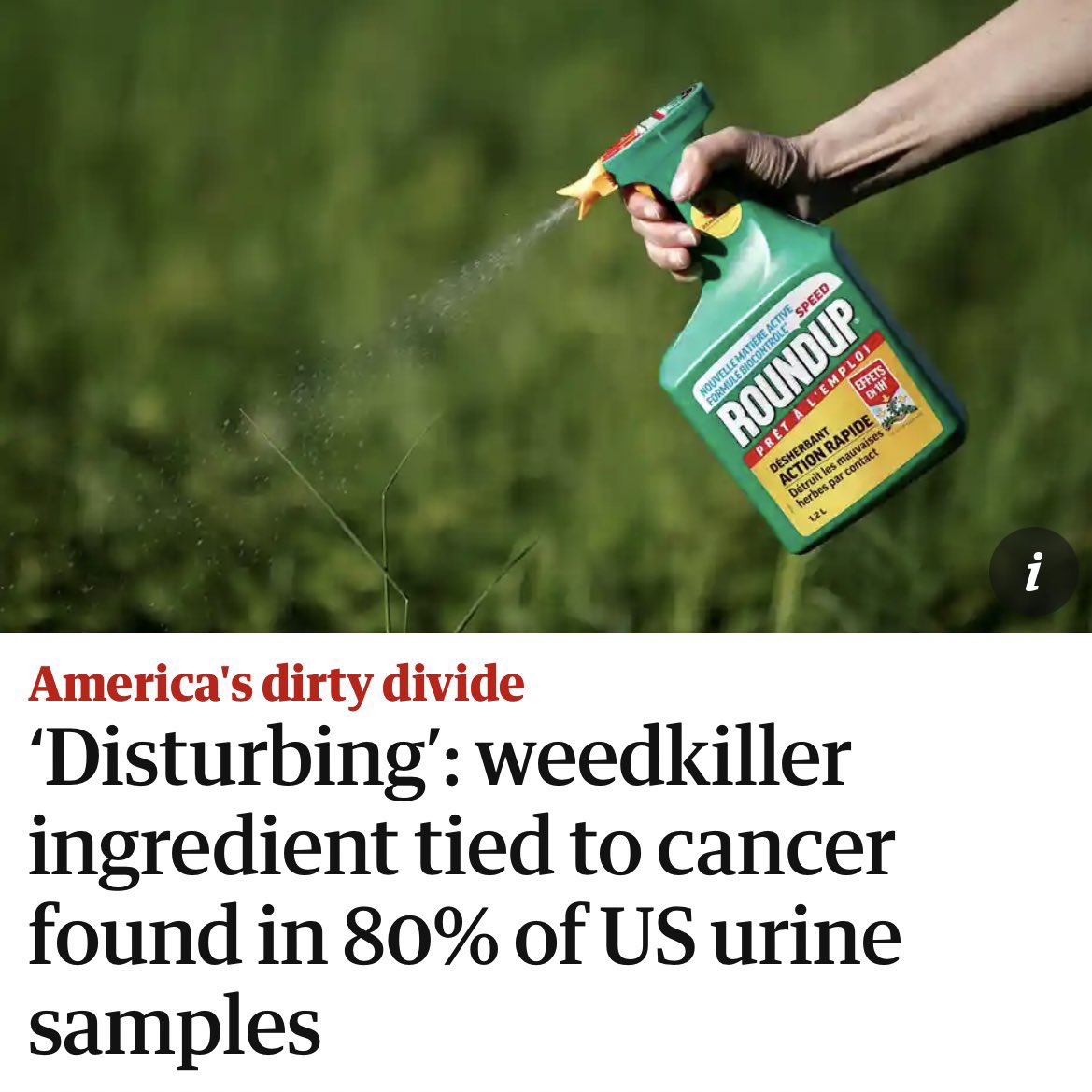 i feel like every week now there’s some story about how corporations are literally knowingly poisoning us and then nothing happens