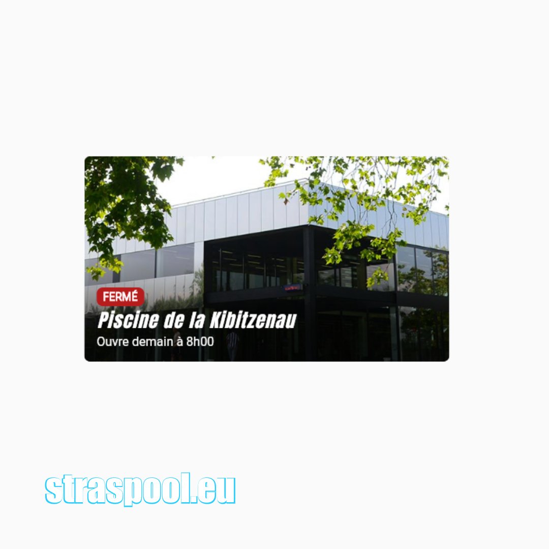 StrasPool's tweet image. 🏊🙌 Réouverture de la #piscine de la #Kibitzenau demain pour une semaine après l'arrêt technique et avant la finale mondiale de water-polo la semaine prochaine 🤽 Tous les détails sur l'appli Stras'Pool 💦

#straspool #Strasbourg #piscinestrasbourg #strasgram #piscinekibitzenau