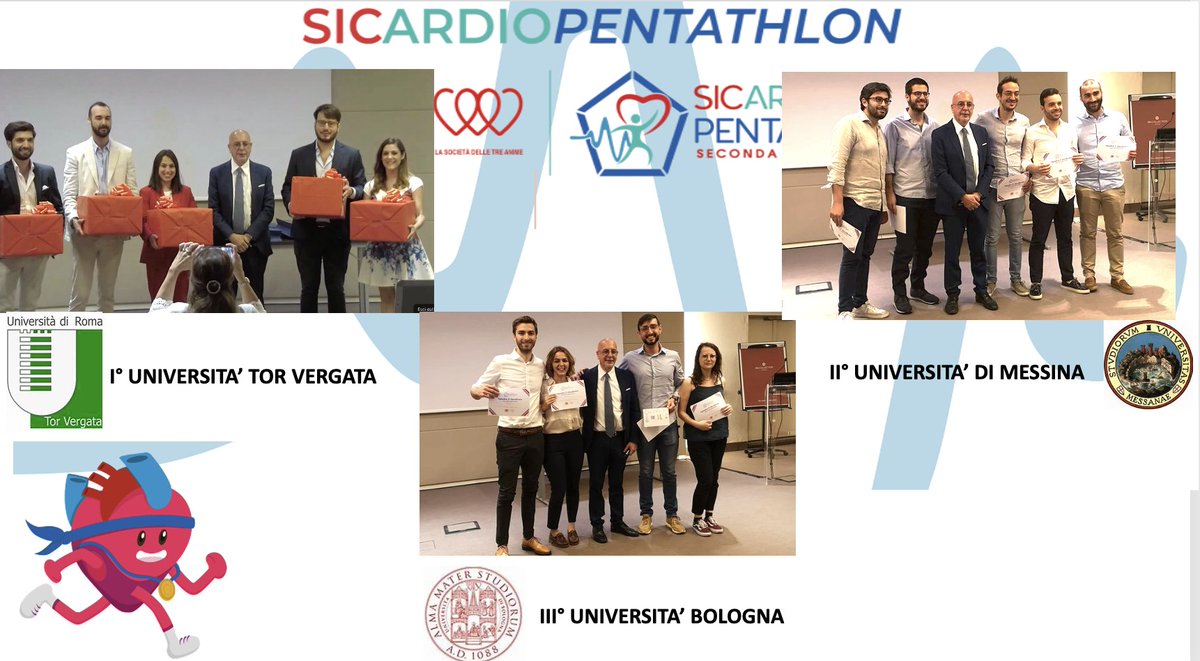 SIC_CARDIOLOGIA's tweet photo. CARDIOPENTATHLON della SIC: competizione tra Scuole di Specializzazione di 39 Università italiane: I giovani bravi della SIC a confronto. Le nuove generazioni colte e appassionate. Ci vediamo a Dicembre al Congresso Nazionale per il superquiz ! https://t.co/6gfyP8h4nL