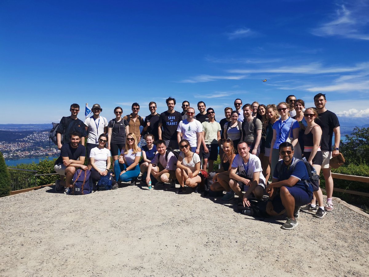 SoumickAI's tweet photo. #MIDL22 Hiking squad (a Doctoral Symposium activity)! From #Triemli , went up the #Uetliberg . Had a spectacular view of the city of #Zürich - including the #Zürichlake and was a wonderful experience overall. Thanks @midl_conference and all the organisers for making it happen! https://t.co/QtvQXZU7by