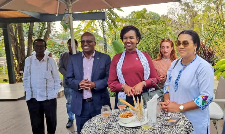 rckigali's tweet photo. Happy people at the #RCKDInstallation! We are honored to have @Rotary9150 Past Assistant District Governor, @JeannetteRugera and fellow rotarians join us this evening.
#PeopleofAction. https://t.co/RgmLFm3A4N