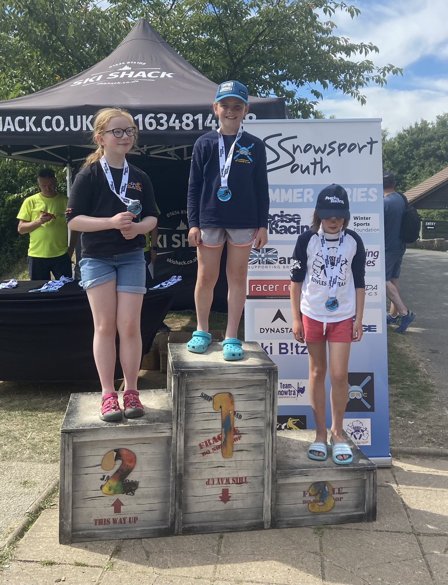 💥 Another good day today at The Snowsport South summer series race 3. 🥇 for Jolie U12 girls. 🥉 for Raffy U8 boys. Well done team. 👏 <a href="/AldershotSRC/">AldershotSkiRaceClub</a> <a href="/SurbitonSki/">Surbiton Ski Racing</a> <a href="/SHSGirlsPrep/">SHS || Girls' Prep</a> <a href="/MilbourneSport/">Milbourne Lodge Sport</a> <a href="/00evan/">Evan Welsh</a>