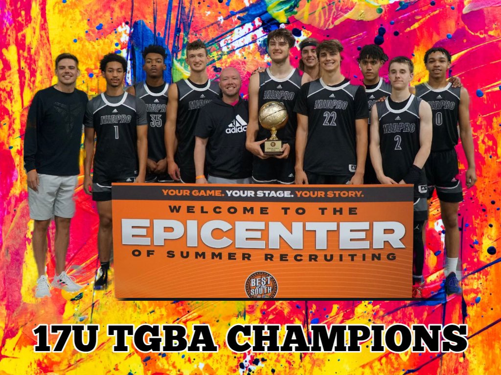 Congrats to the 2022 TGBA Champions - @MidProAcademy