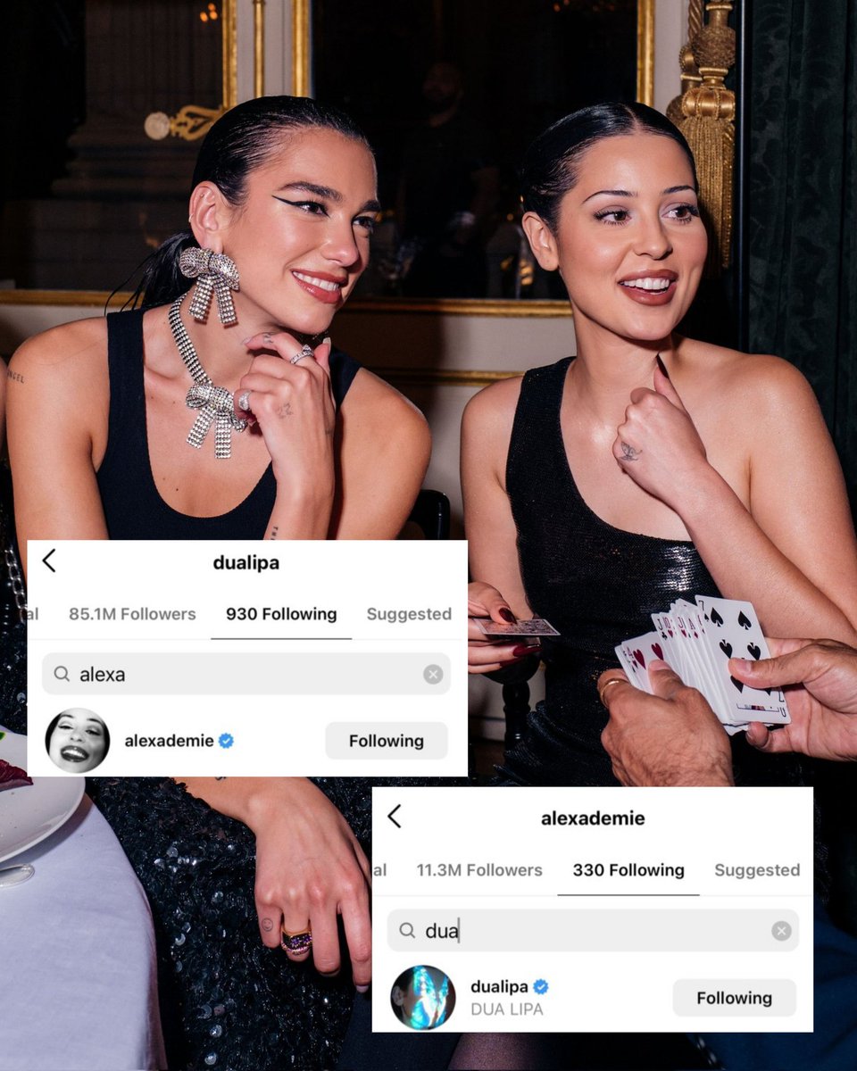 Dua Lipa and Alexa Demie recently started following each other on Instagram! #dualipa #alexademie