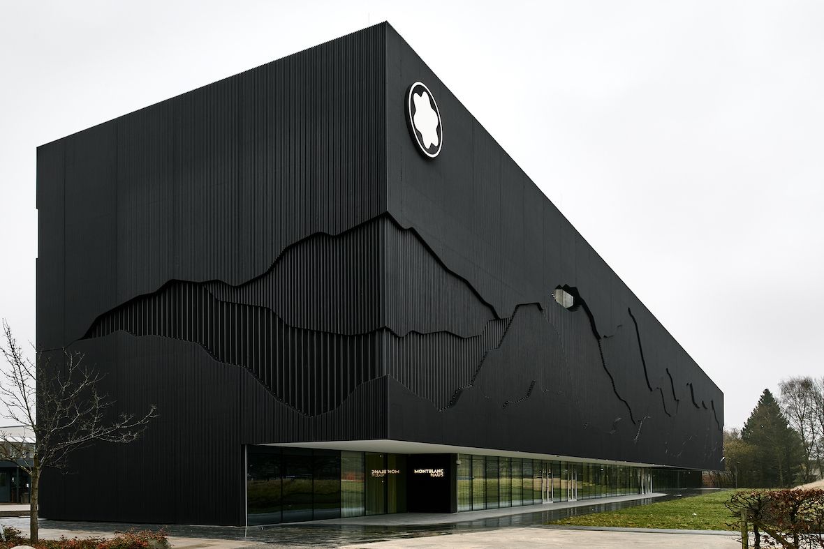 clayton_phillip's tweet photo. Montblanc Haus makes a bold block statement - A museum and a brand experience center that celebrates the famous pen company and its rich history and heritage, and the art of writing. #brand #art #experience #branddesign #pacawards #innovation #design https://t.co/AIi4MaPj9B