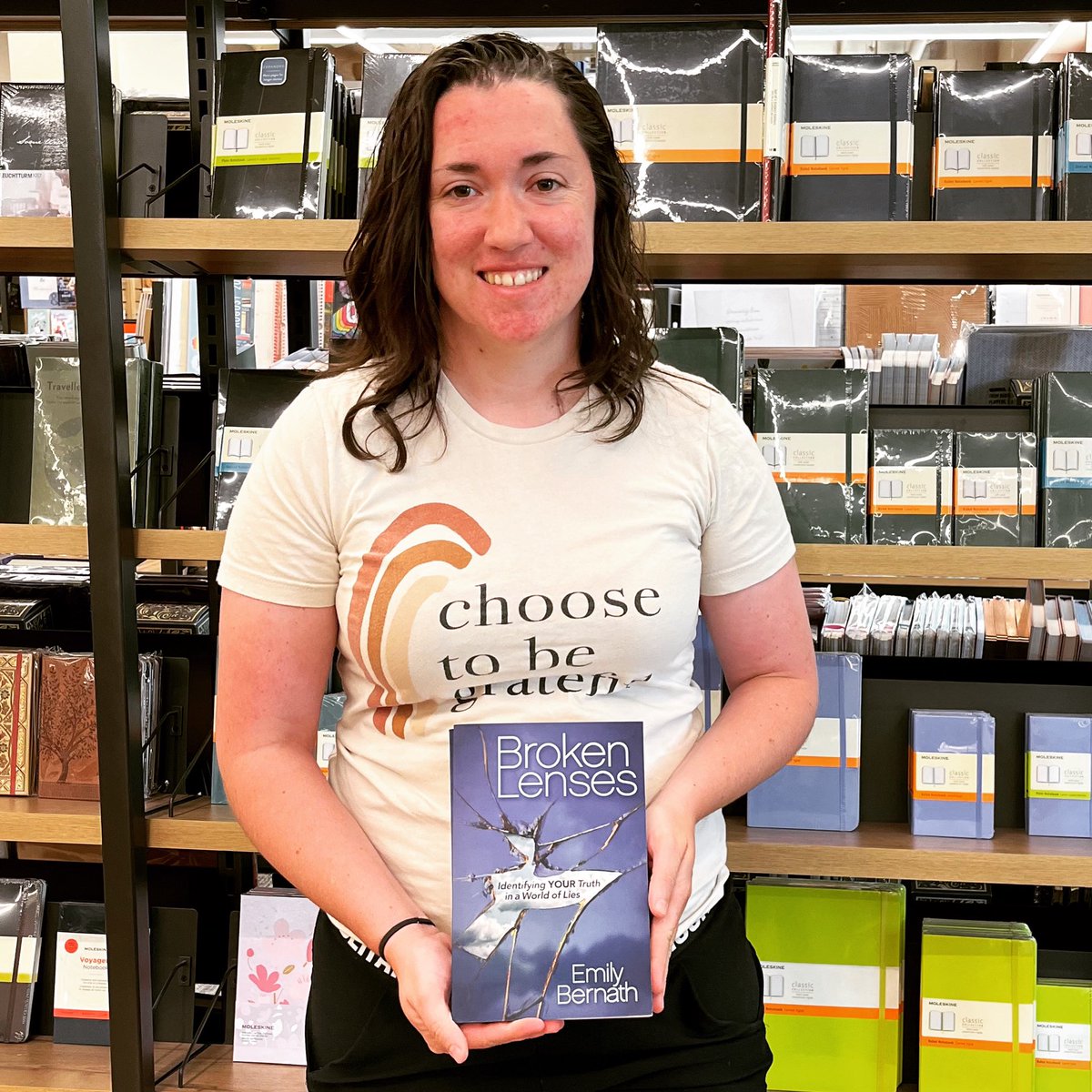 We love when authors stop in and sign their books! 🖊📚 Thank you so much <a href="/EmilyBernath/">Emily Bernath</a> ! Come and get your copy of Broken Lenses today!
#bn #mybn #bnbuzz #bn236
