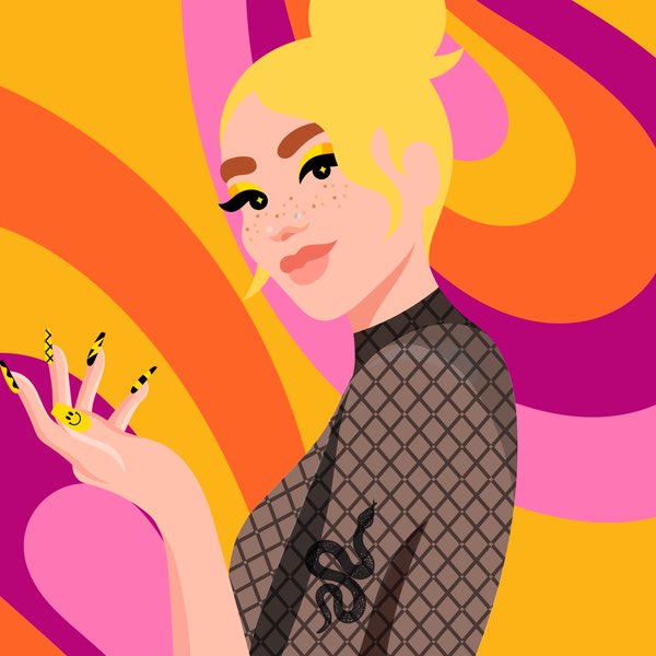 thecoingirl's tweet image. Cuties since my health has been crappy lately, I wanted something bright &amp;amp; colourful to make me smile ♥️🧡💛💚💙💜
Always wanted a @MyBFF &amp;amp; when I saw this beauty I knew it had to be mine 💕

#WomeninNFTs #MYBFF #NFTs