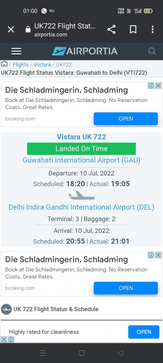 sandeep_bits's tweet photo. @flyspicejet @flyspicejet humour me this - The weather is bad at Guwahati for just one airlines? I can see Vistara flew at 6:30 pm in the evening today from Guwahati. What's the real issue? If vistara can fly, why can't Spicejet? https://t.co/FDFCesN43Y